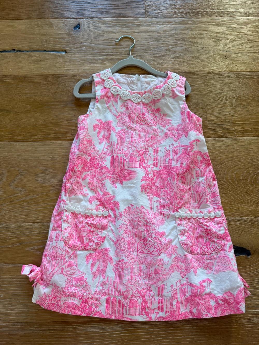 Lilly Pulitzer shift dress size 5 anniversary toile